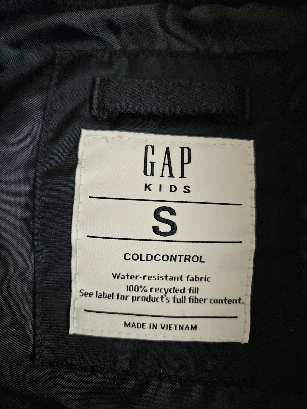 GAP Navy Quilted Puffer Vest for Kids